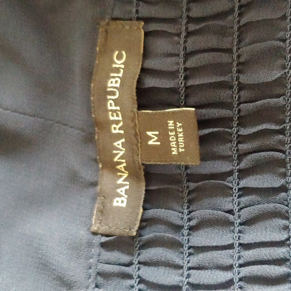 Banana Republic Women's Navy Pleaded Dress -Medium - Picture 12 of 13